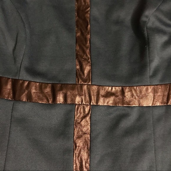 Chetta B Teal Black Mod Dress, EUC, 12 - Picture 10 of 15